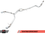 AWE Track Edition Exhaust for B9 A4, Dual Outlet - Chrome Silver Tips (includes DP)